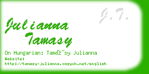 julianna tamasy business card